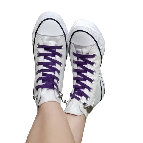how to tie converse without laces showing