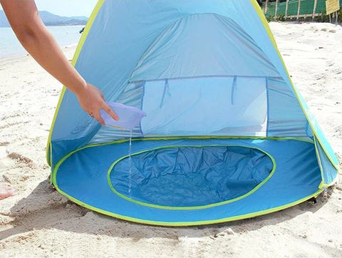 baby beach tent with pool
