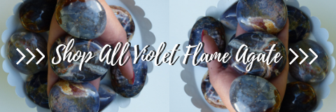 shop the violet flame agate collection from simply affinity