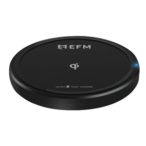 EFM 15W Wireless Charge Pad|With USB to Type-C Charge Cable