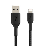 Belkin BoostCharge Lightning to USB-A Braided Cable  1m|For Apple Devices - Black