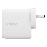 Belkin BOOSTCHARGE Dual USB-A Wall Charger 24W + Lightning to USB-A Cable|For Apple Devices - White