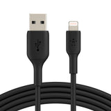 Belkin BoostCharge Lightning to USB-A 2M Cable |For Apple Devices - Black
