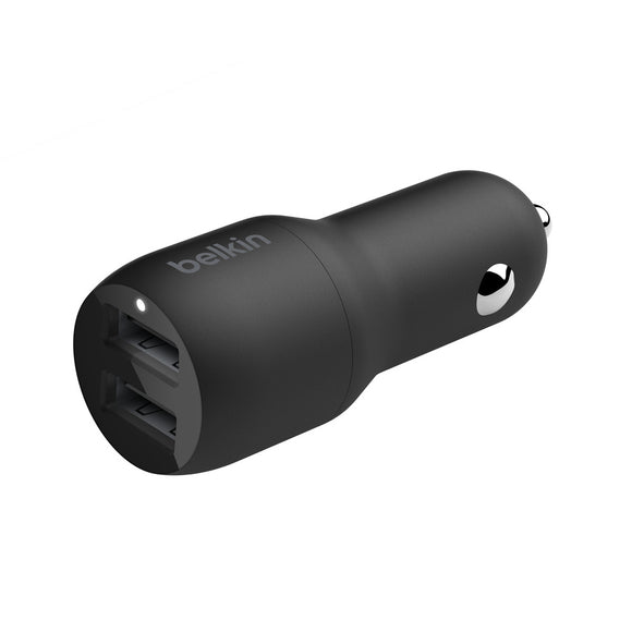 Belkin 24W Car Charger|Universally compatible - Black