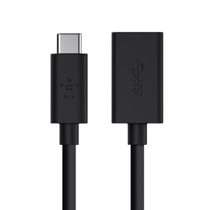 Belkin USB 3.0 USB-C to USB A Adapter|Universally compatible - Black