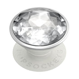 Popsockets PopGrip (Gen2)|Disco Crystal Silver