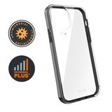 EFM Aspen Case Armour with D3O 5G Signal Plus|For iPhone 12/12 Pro 6.1" - Slate/Clear