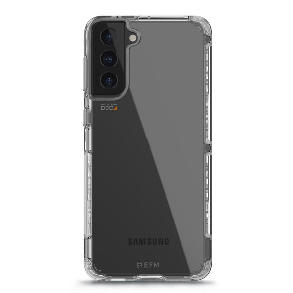 EFM Cayman Case Armour with D3O Crystalex|For Samsung Galaxy S21+ 5G - Frosted Clear