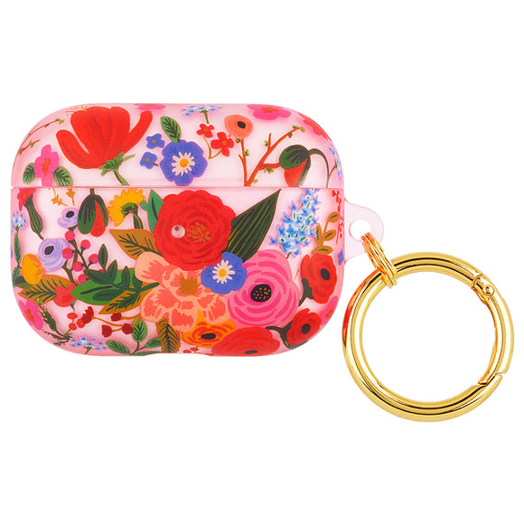 Case-Mate Rifle Paper Case|For AirPods PRO - Garden Party Blush/Gold Circular Ring
