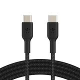 Belkin BoostCharge USB-C to USB-C Braided 1M Cable |Universally compatible - Black