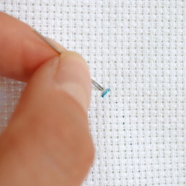Begin the next cross stitch - how to cross stitch