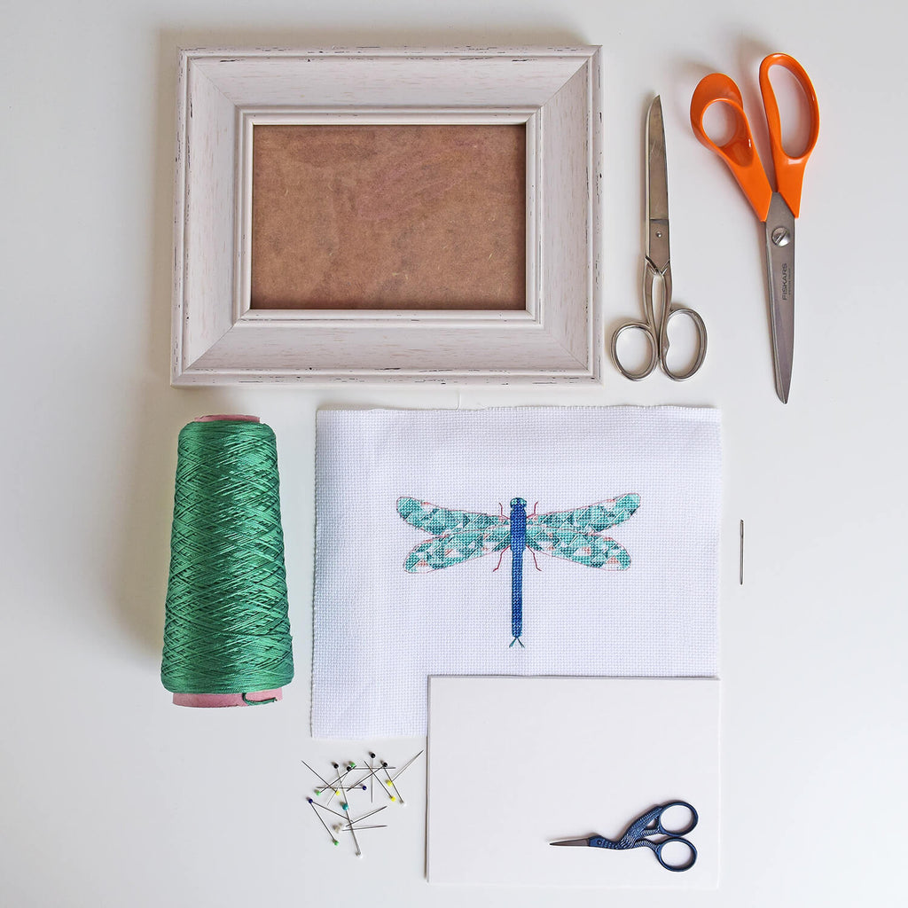 Things you'll need to mount your embroidery in a frame