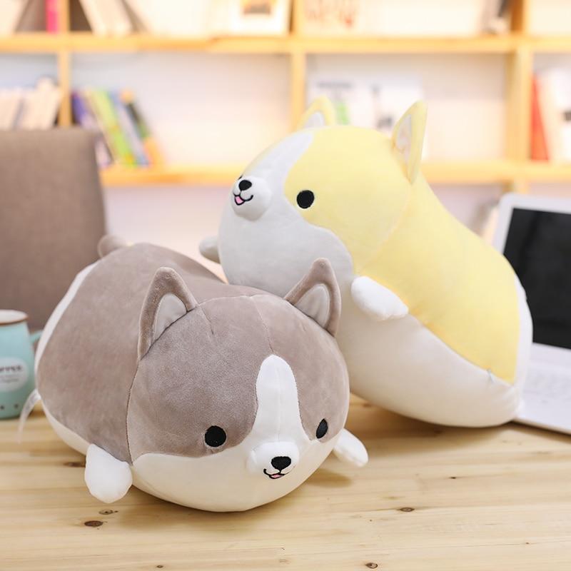 cute corgi plush pillows