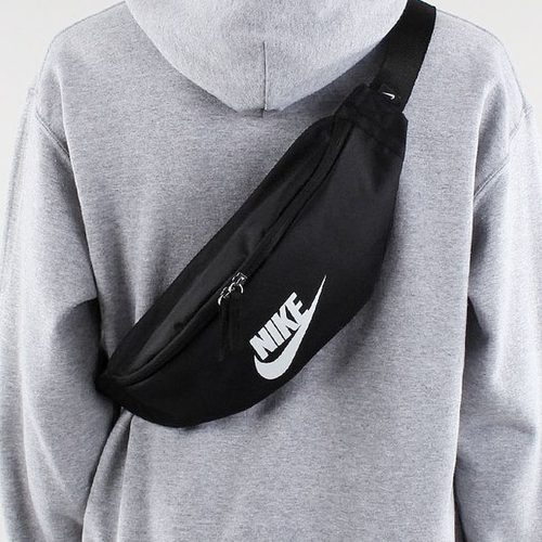Nike Heritage Hip Pack Waist Running Sports Travel Bum Belt Bag Black –  MYLE TRADE