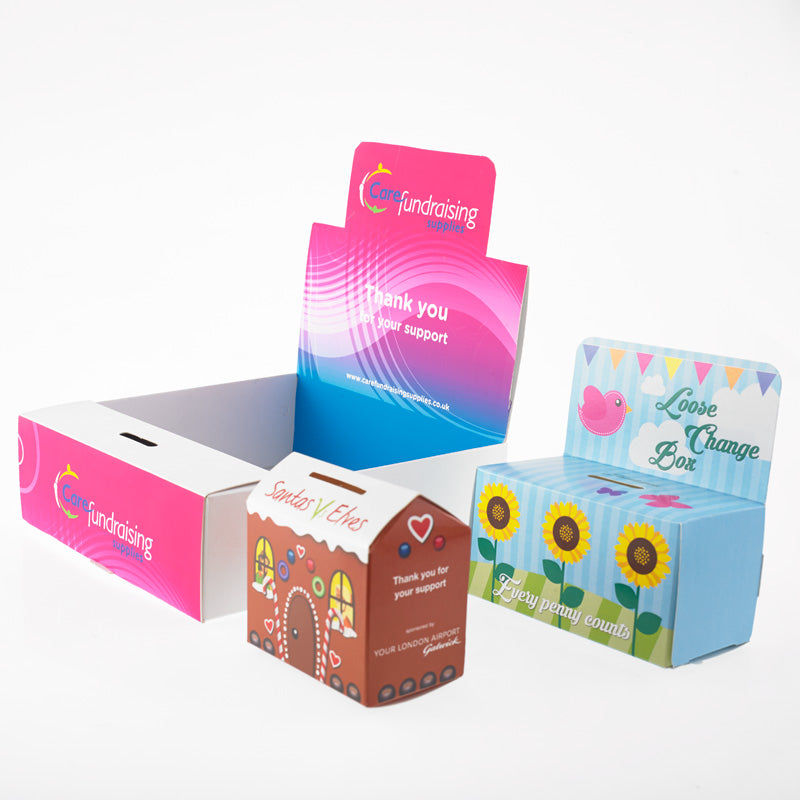 Cardboard Charity Collection Boxes – Care Fundraising Supplies