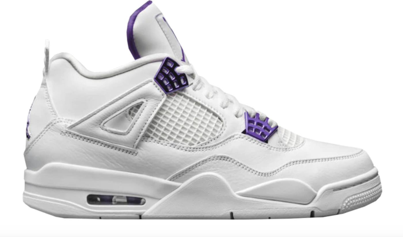 jordan 4 retro purple metallic