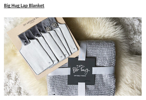 Big Hug Lap Blanket with tags