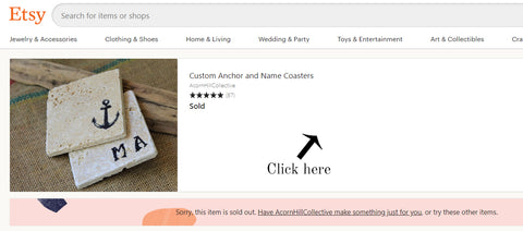 how to find sold prices on etsy listings