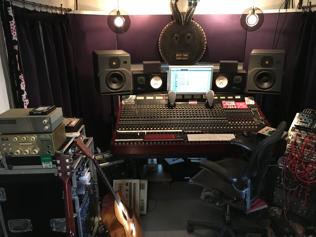 Christophe Van Huffel's recording studio with the Joué Pro