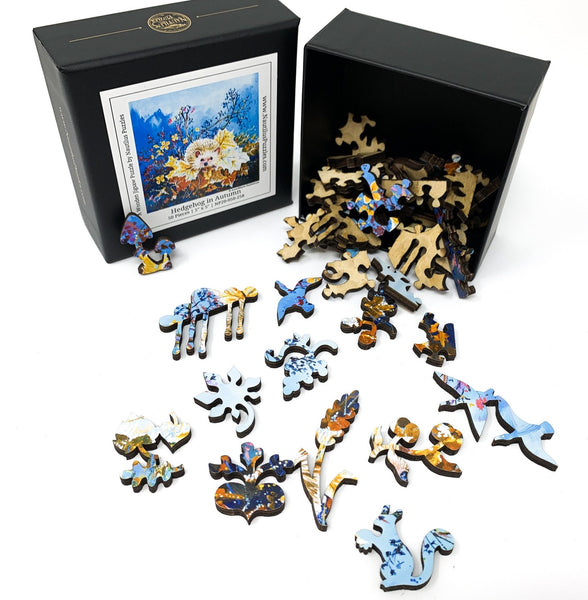 Details about   Hedgehog in Autumn 50 Piece Mini Autumn Wooden Jigsaw Puzzle 