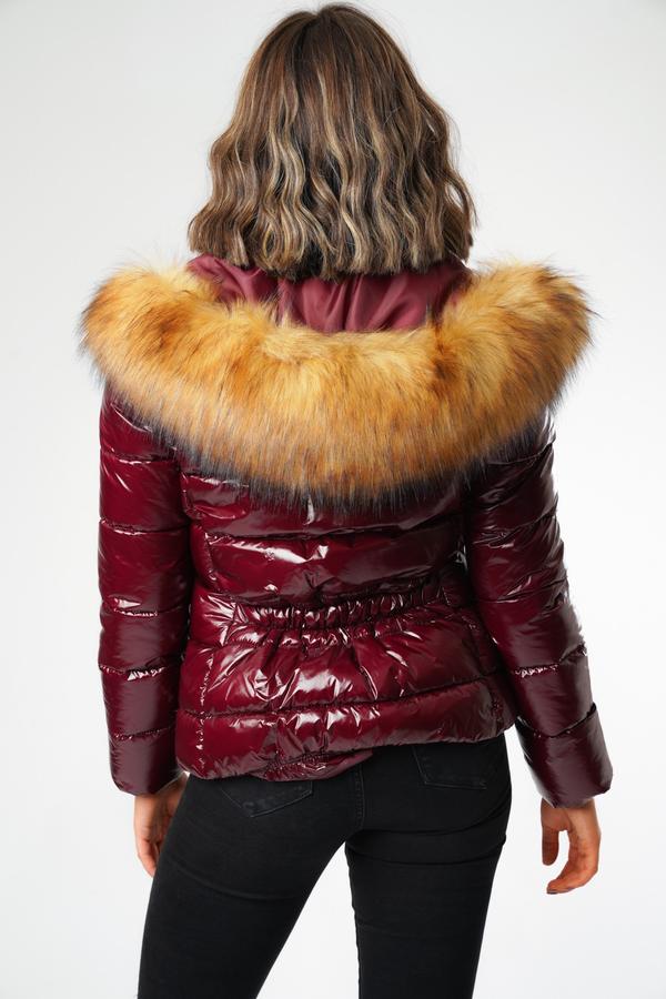 shiny puffer jacket zara