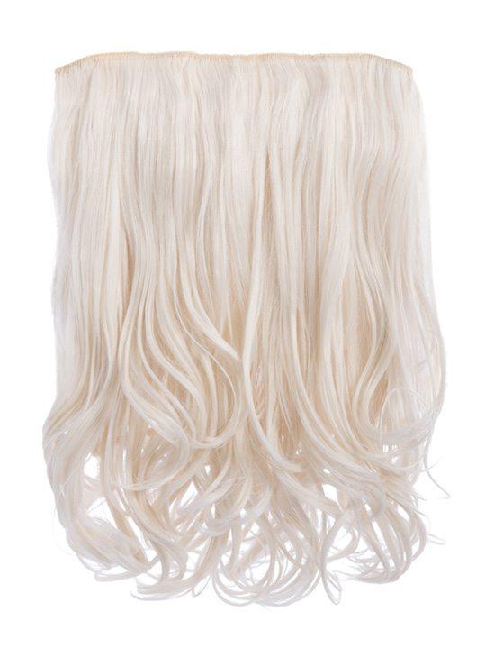 Rosie 1 Weft 16 Curly Hair Extensions In Bleach Blonde Storm Desire
