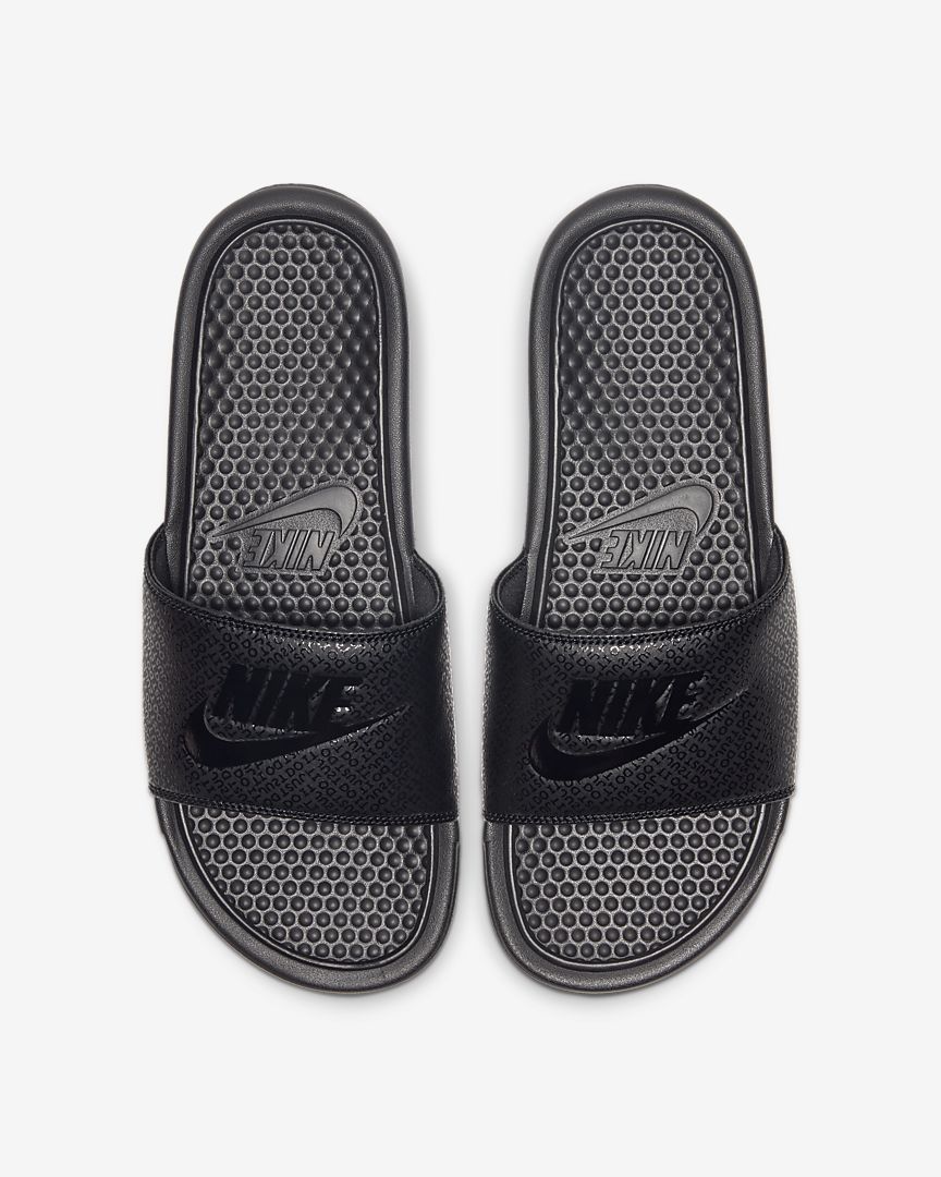 nike benassi black black