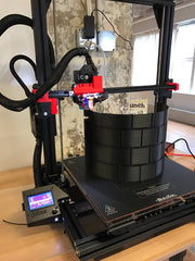 3D Printout of first Large Cylinder for Create A Castle