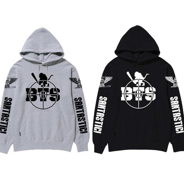 bts gray hoodie