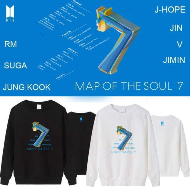 bts blue sweatshirt