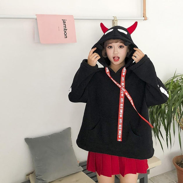 kawaii devil hoodie