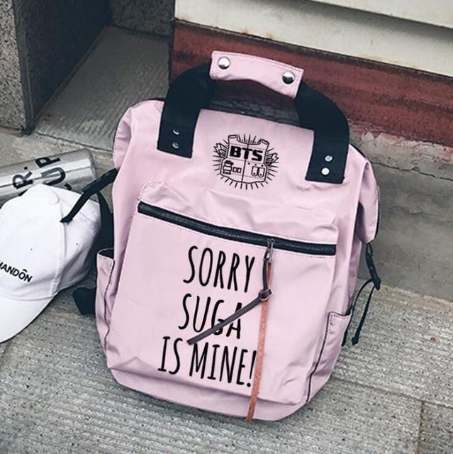 bts suga backpack