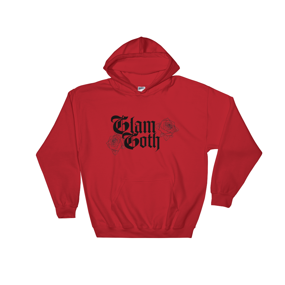 red and black angel and devil hoodie