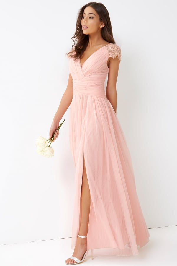 little mistress sherbet maxi dress