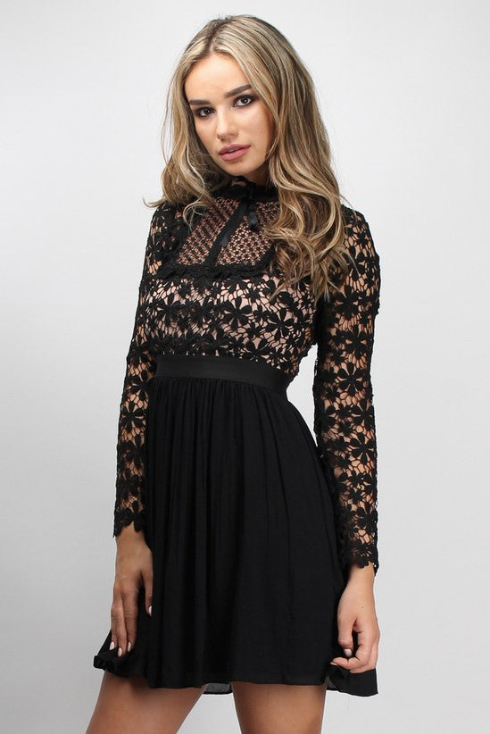 black going out dress