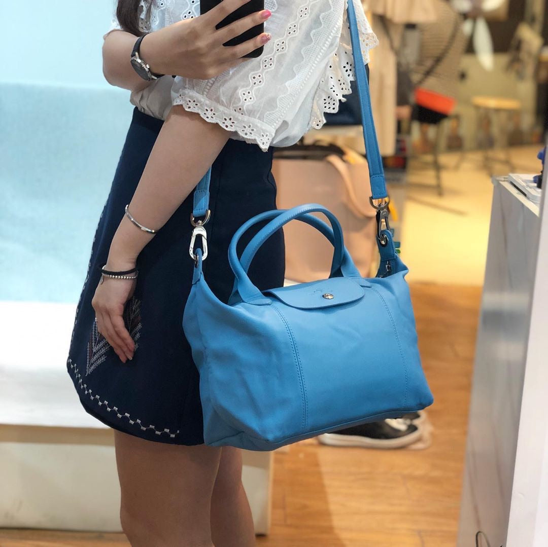 longchamp teal bag