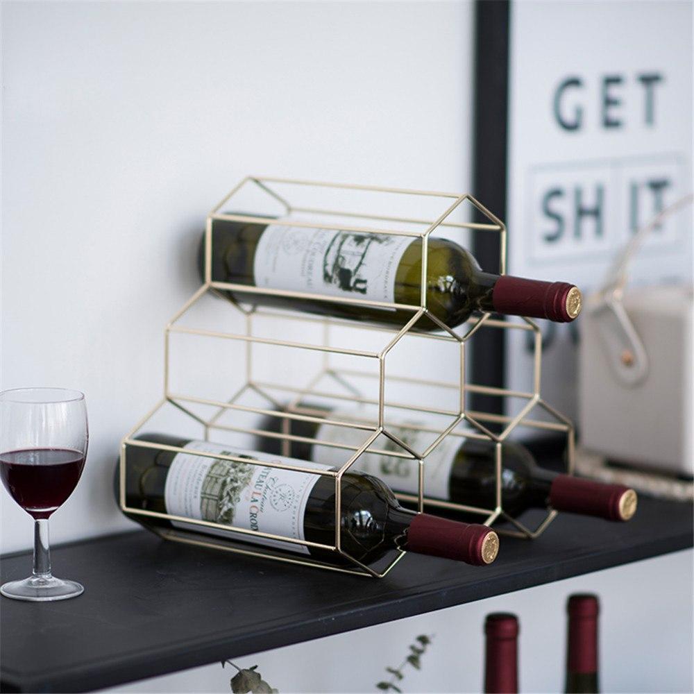 Wine Display Bottles Rack Display Shelf Wine Tabletop Wine Racks 3 Bottles Wall-Mounted Wine Racks Fully Assembled 7 Size for Modern Decor Color : A, Size : 27cm*100cm
