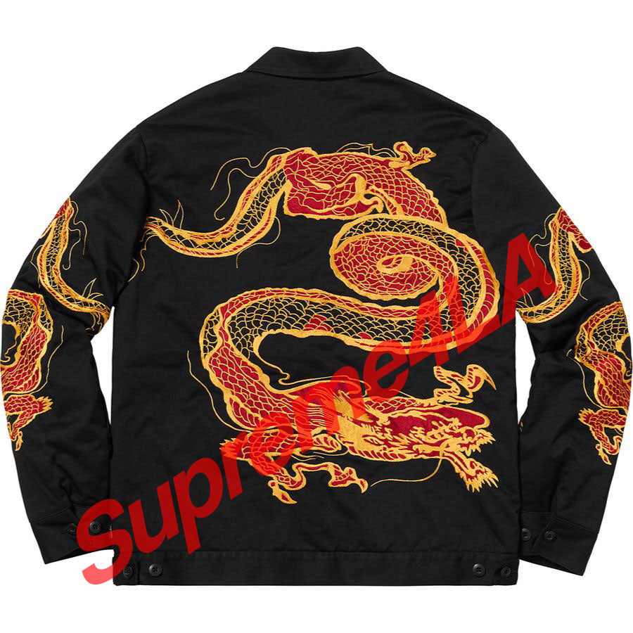 supreme dragon work jacket