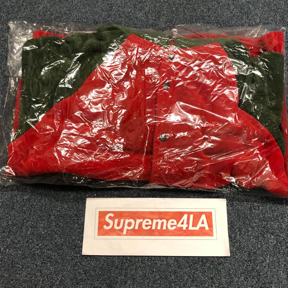 supreme polartec hooded raglan jacket