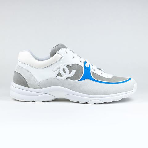 chanel blue trainers