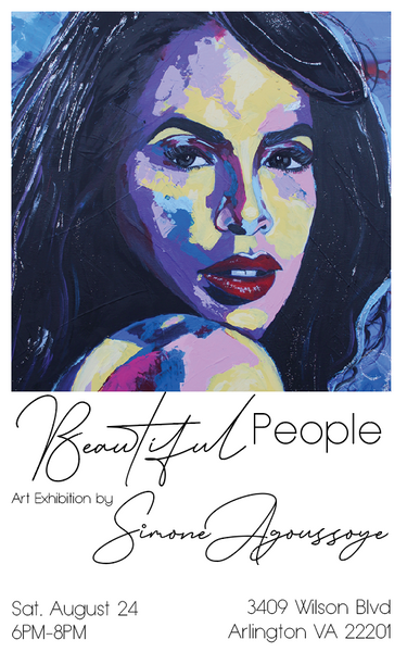 Beautiful People Art Exhibition by Simone Agoussoye