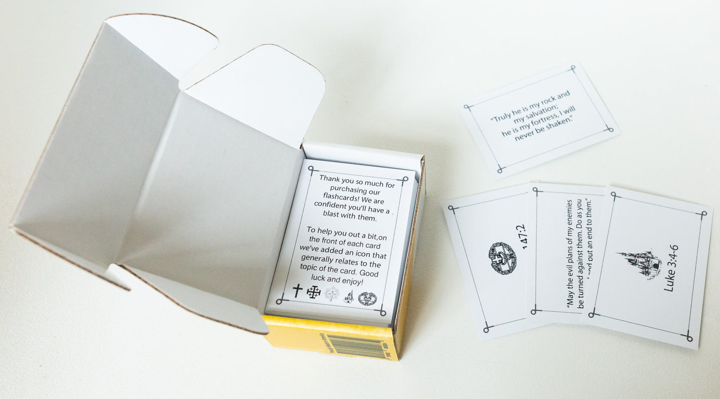 Agape Flashcards Scripture Study