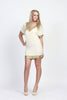 Haute Hippie Gold Embellished Silk Tunic Dress