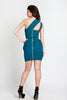 Preen Turquoise Matte Lightning Dress