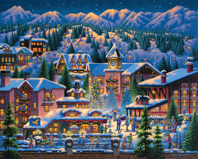 Rocky Mountain Christmas Fine Art Dowdle Folk Art