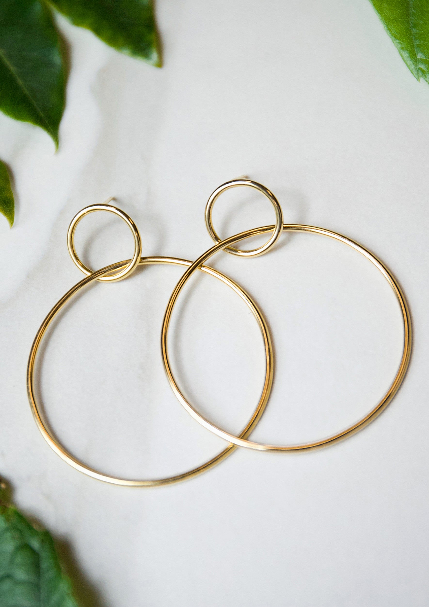 Circle Hoop Earrings