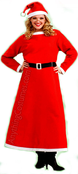 mrs claus outfit plus size