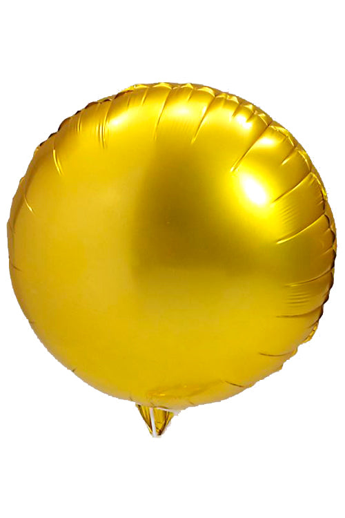 gold mylar balloons