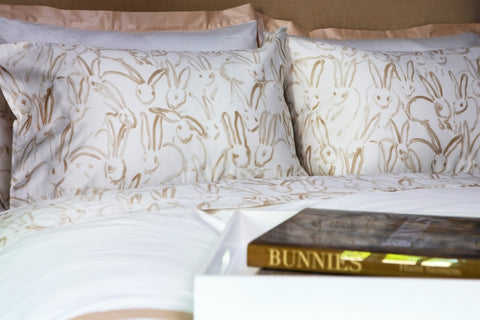 Hunt Slonem Bunny Sheets