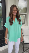 This Is Why Mint Green Top